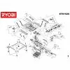 Ryobi ETS1526 Spare Parts List Type: 5133000121